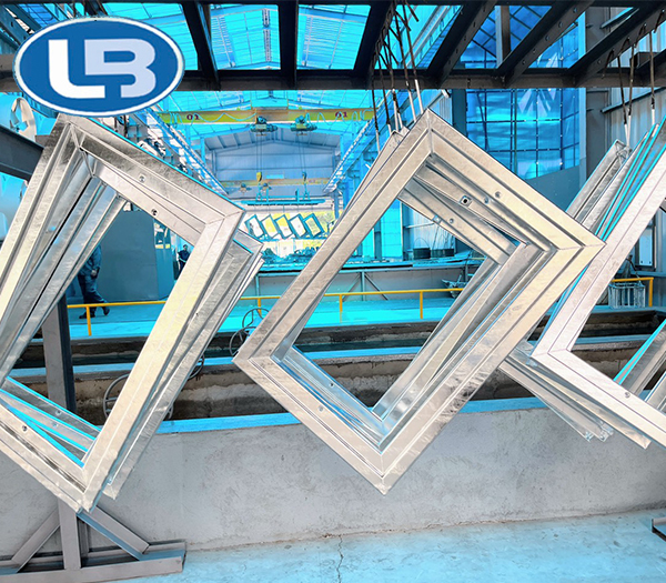 Galvanized channel frames